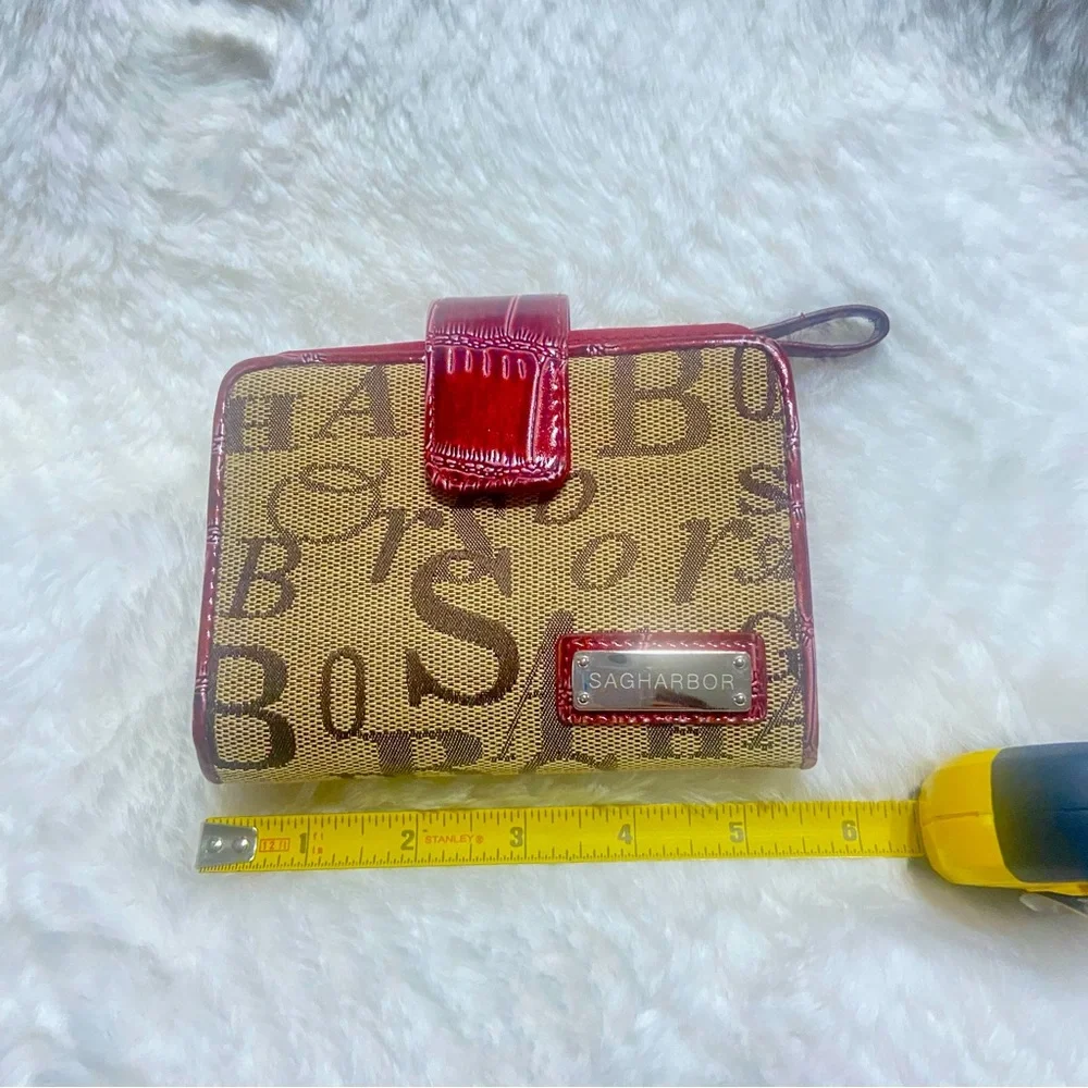 Sag Harbor Red and Tan Wallet